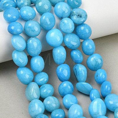 Dyed Natural White Jade Beads Strands GG-CBACF26-B01-02-1