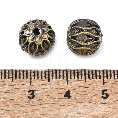 Brass Beads KK-D224-06AB-1