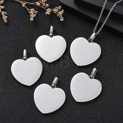 Tarnish Resistant 304 Stainless Steel Mirror Polished Finish Stamping Blank Tag Pendants LS-STAS-P055-04P-1
