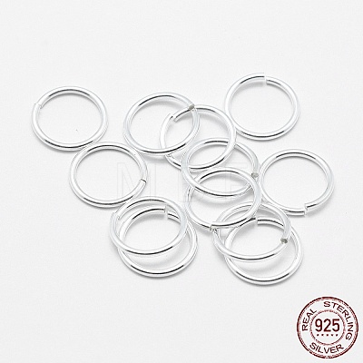 925 Sterling Silver Open Jump Rings STER-L063-02S-1