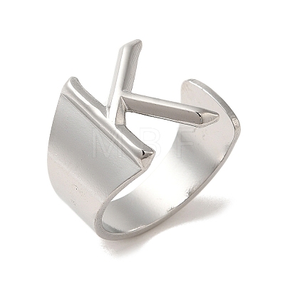 Non-Tarnish 201 Stainless Steel Finger Rings RJEW-H223-04P-K-1