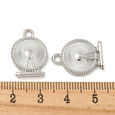 Rack Plating Alloy Pendants FIND-M022-03P-1