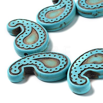 Synthetic Turquoise Dyed Beads Strands G-A218-01B-1