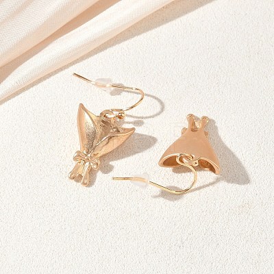 Bouquet Alloy Dangle & Drop Earrings AL-CBA4A23-01G-1
