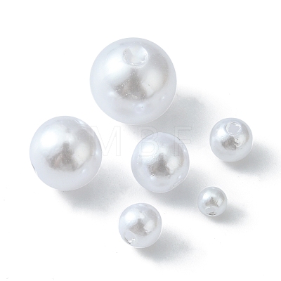 5 Style ABS Plastic Imitation Pearl Beads KY-FS0001-05-1