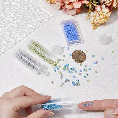 720~760Pcs 4 Colors 2-Hole Seed Beads SEED-CN0001-19B-1