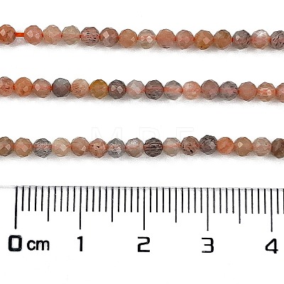 Natural Multi-Moonstone Beads Strands G-L597-C04-01-1