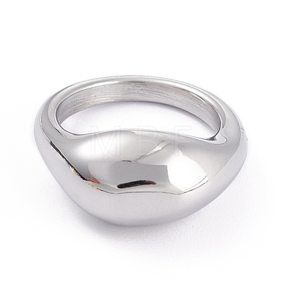 Unisex 304 Stainless Steel Finger Rings RJEW-K233-11B-P-1