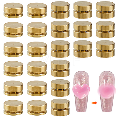 24Pcs 2 Styles Alloy 3D Nail Art Rotary Bearing for Nail Art Designs MRMJ-FH0001-67-1