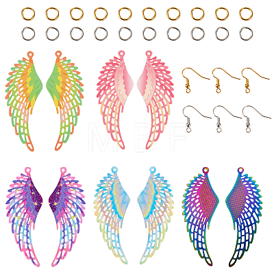  DIY Wing Earring Making Kit STAS-TA0001-95-1