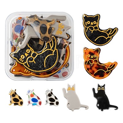 Cat/Kitten Pendant Kit for DIY Jewelry Making Finding Kit DIY-LS0004-04-1