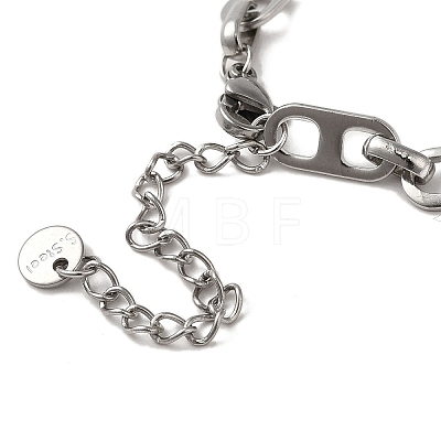 Brass Mariner Link Chains Bracelets for Women BJEW-L685-04P-1