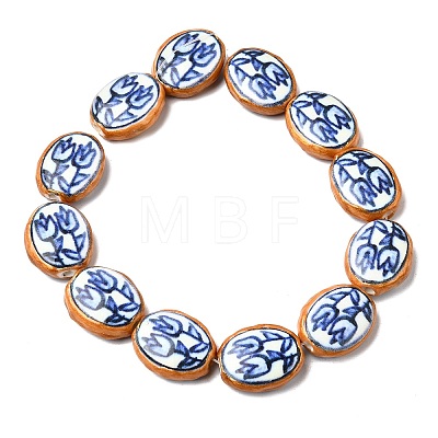 Handmade Porcelain Beads PORC-Z010-01G-1
