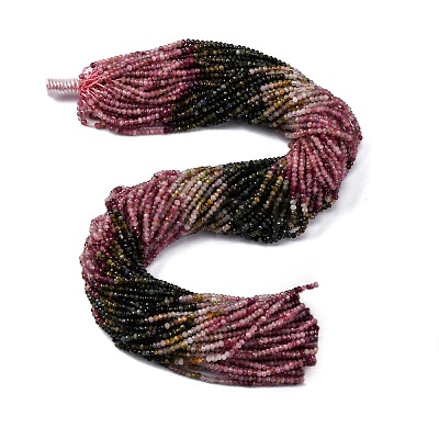 Gradient Color Natural Colorful Tourmaline Beads Strands LS-G-ONLY-T-A07-01-1