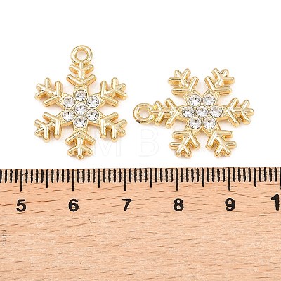 Christmas Alloy Rhinestone Pendants FIND-B059-06G-04-1