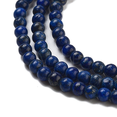 Dyed Natural Lapis Lazuli Beads Strands G-G143-A01-01-1