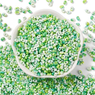 Baking Paint Glass Seed Beads SEED-C003-01E-1