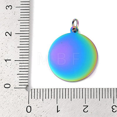 Ion Plating(IP) 304 Stainless Steel Pendants STAS-I311-33G-RC-1