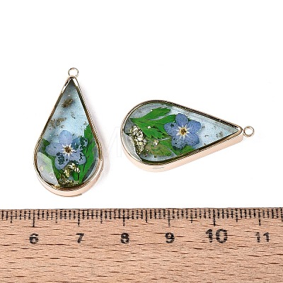 Epoxy Resin Pendants KK-Q082-02KCG-02-1