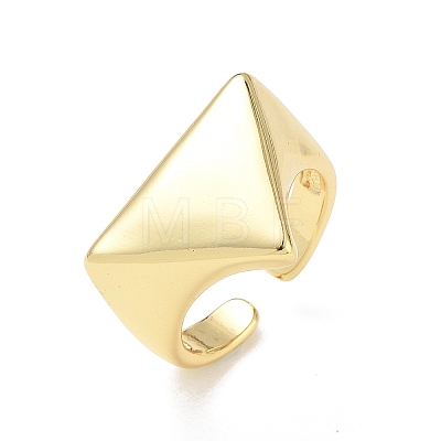 Brass Cuff Open Rings RJEW-C170-01G-1