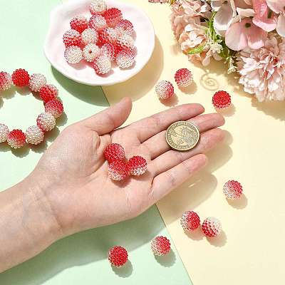 40Pcs Imitation Pearl Acrylic Beads OACR-FS0002-89A-10-1