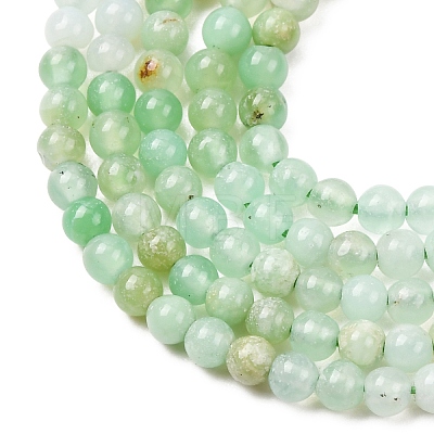 Natural Chrysoprase Beads Strands G-H358-A04-3mm-02-1