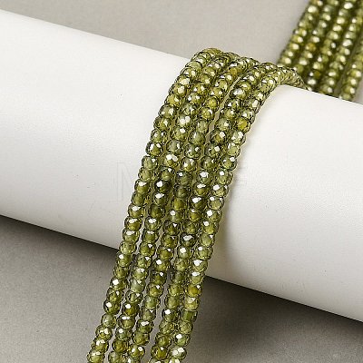 Cubic Zirconia Bead Strands ZIRC-G001-01J-1