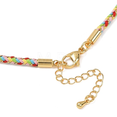 2.5MM Round Nylon Cotton Cord Necklace Making NJEW-C106-01G-1