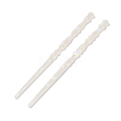 Opaque Acrylic Hair Sticks OHAR-C011-02C-1