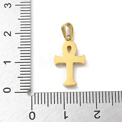 Ion Plating(IP) 304 Stainless Steel Micro Pave Cubic Zirconia Pendants STAS-Z107-08G-03-1