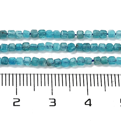 Natural Blue Apatit Beads Strands G-H042-B12-01B-1