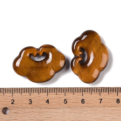 Natural Tiger Eye Pendants G-I361-03A-1