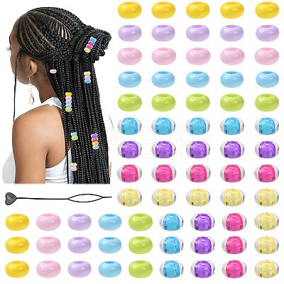 208Pcs Acrylic European Beads OHAR-FS0001-01-1