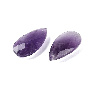 Natural Amethyst Pendants G-C140-05E-1