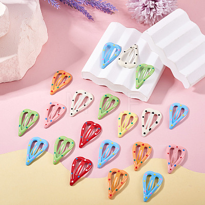 Iron Enamel Snap Hair Clips PHAR-TADJ0001-06C-1