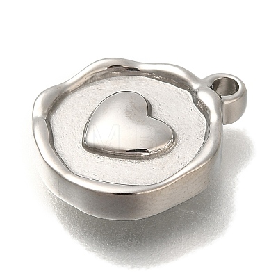 Anti-Tarnish 304 Stainless Steel Pendants STAS-P371-021P-01-1