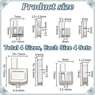   16 Sets 4 Styles Clothing Accessories FIND-PH0020-13P-1