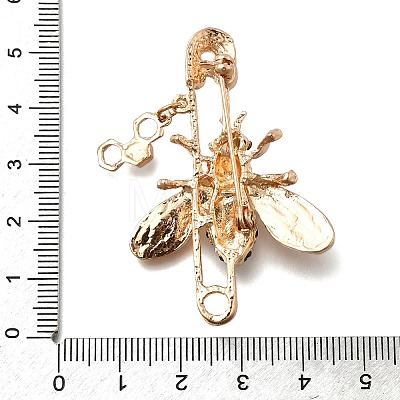 Zinc Alloy Enamel Rhinstone Brooches JEWB-V001-03C-02-1