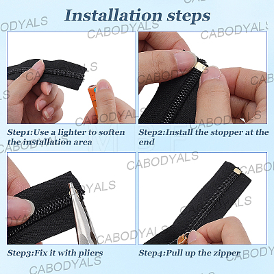 240Pcs 3 Colors Clothing Accessories KK-CY0001-16B-1