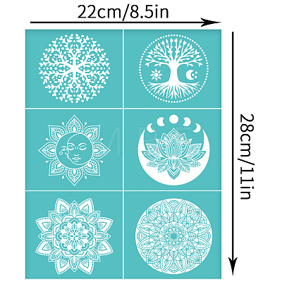 Self-Adhesive Silk Screen Printing Stencil DIY-WH0338-106-1