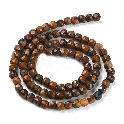 Natural Tiger Eye Beads Strands G-P500-02A-02-1