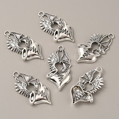 Gothic Tibetan Style Alloy Pendants FIND-CJC0016-23C-1