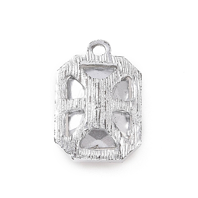 Alloy Rhinestone Pendants ALRI-C008-52P-1