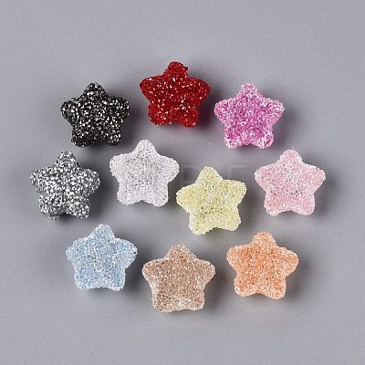 Opaque Acrylic Beads OACR-Q201-04-1