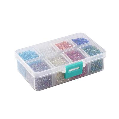 1 Box 8/0 Glass Seed Beads Round  Loose Spacer Beads SEED-X0050-3mm-05-1