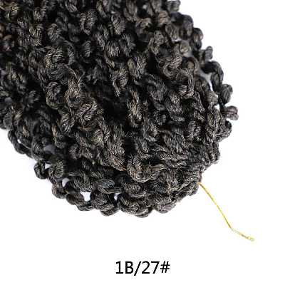Spring Twist Ombre Colors Crochet Braids Hair OHAR-G005-10B-1