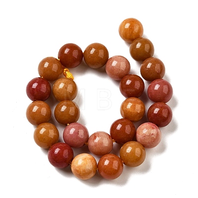 Dyed Natural Malaysia Jade Beads Strands G-G021-02B-23-1