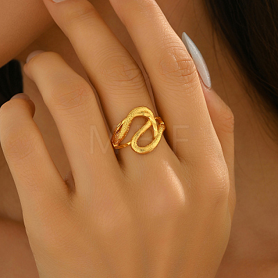 Brass Cuff Open Rings for Women FB8825-1