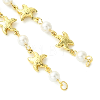 4Pcs 4 Styles Ocean Sea Animals 304 Stainless Steel Link Chain Bracelet Making AJEW-JB01627-1