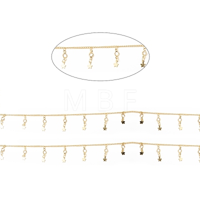 Brass Curb Chains CHC-E024-19G-1